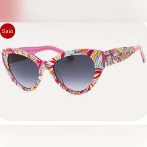 NWT,Kate Spade PAISLEIGH/S, Women’s Sunglasses, PTTRN PNK/DARK GREY SF